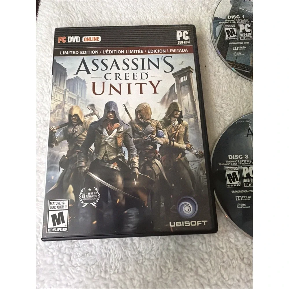 Assassins's Creed PC CD ROM VTG 5 Disc Set Chemical Revolution Mission Ubisoft